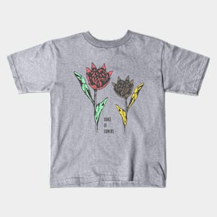 floral Kids T-Shirt